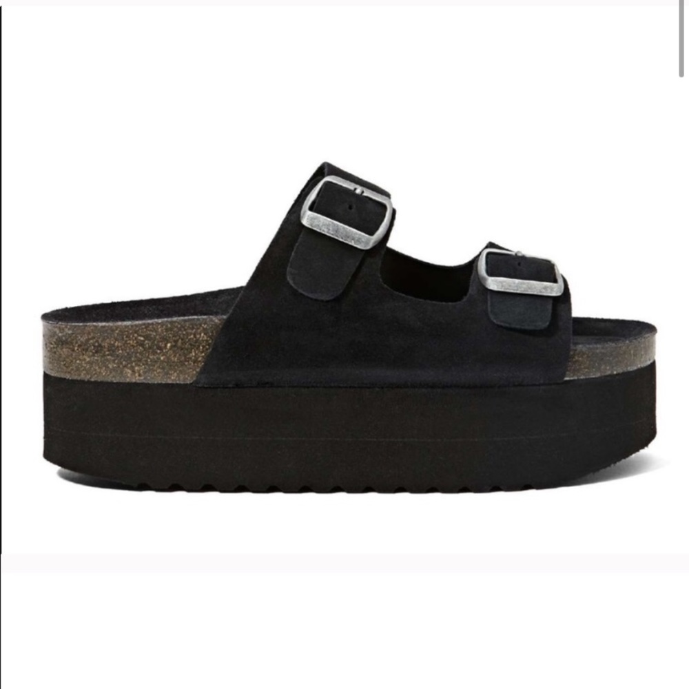 Jeffrey Campbell Aurelia Platform Sandals 37 Black